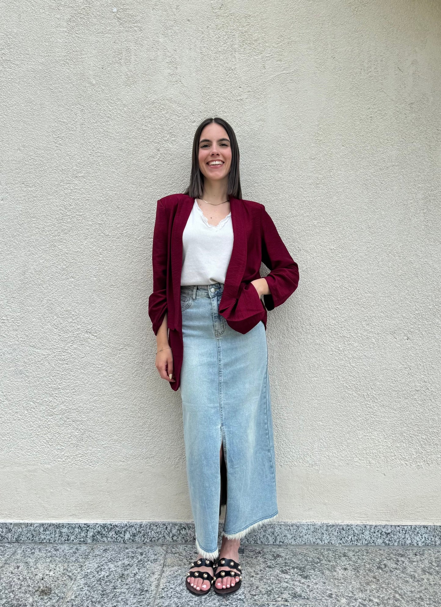 Blazer "Mirta" Bordeaux