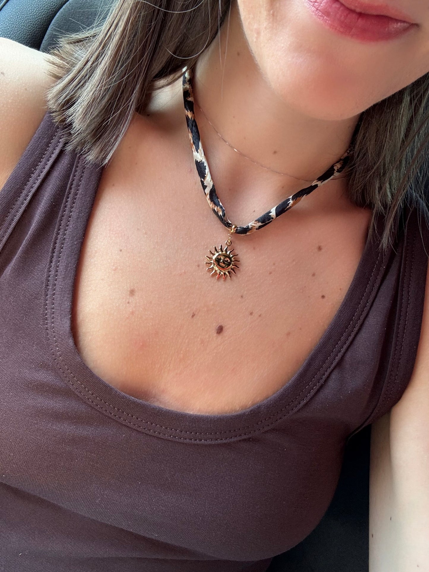 Collana foulard sole