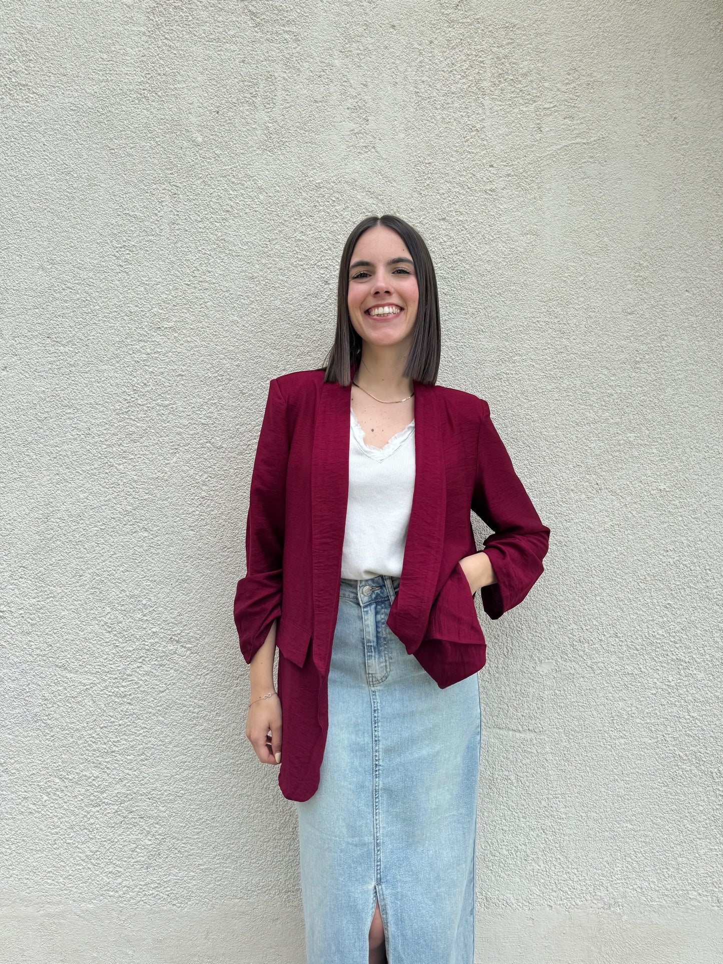 Blazer "Mirta" Bordeaux