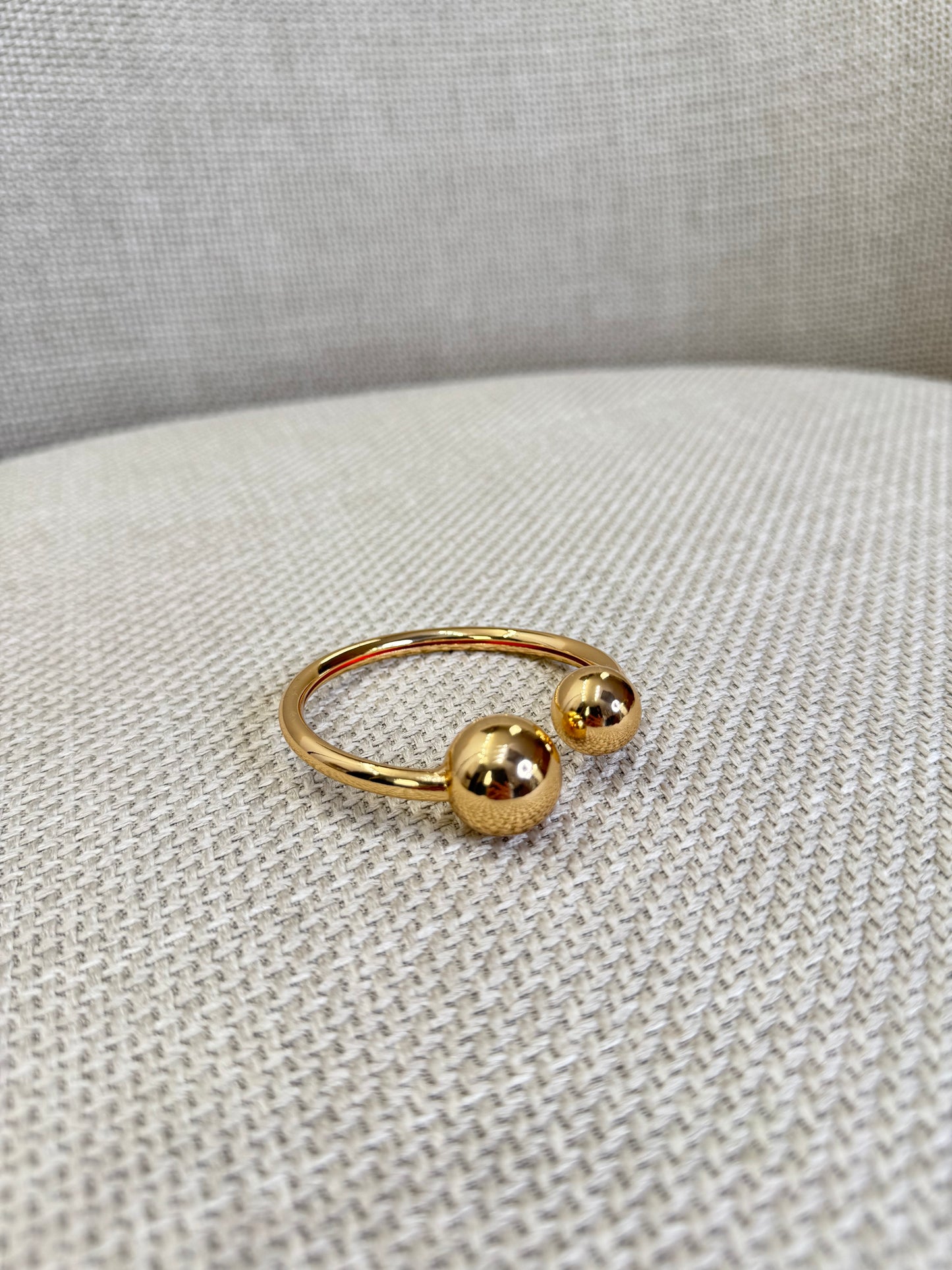 Bracciale doppia sfera. Acciaio Inox. Nichel Free