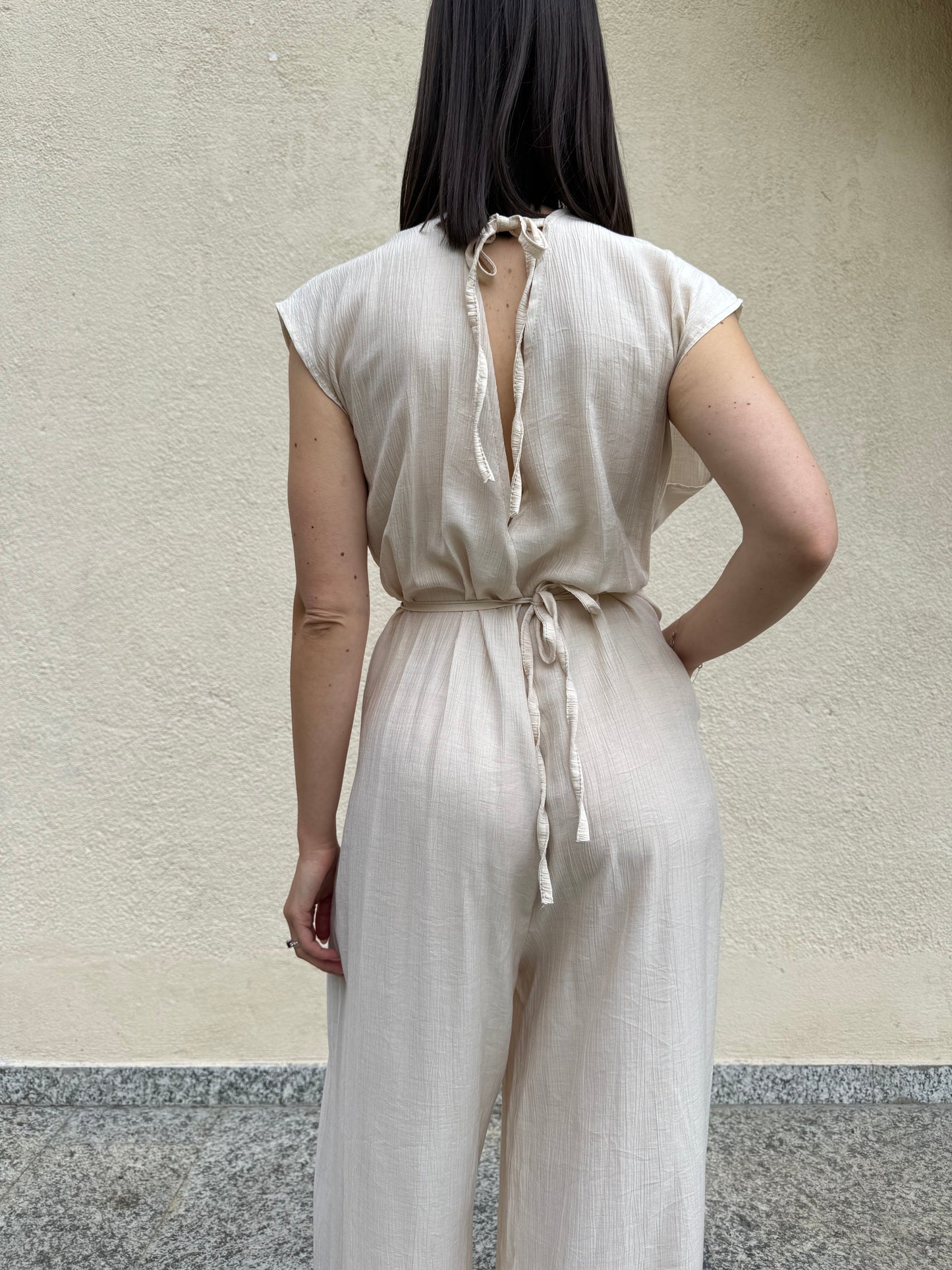 Tuta intera "Ginevra" Beige