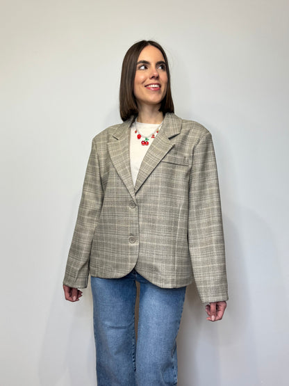 Blazer corto "Milano" toni Beige