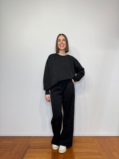 Tuta Lurex Nero