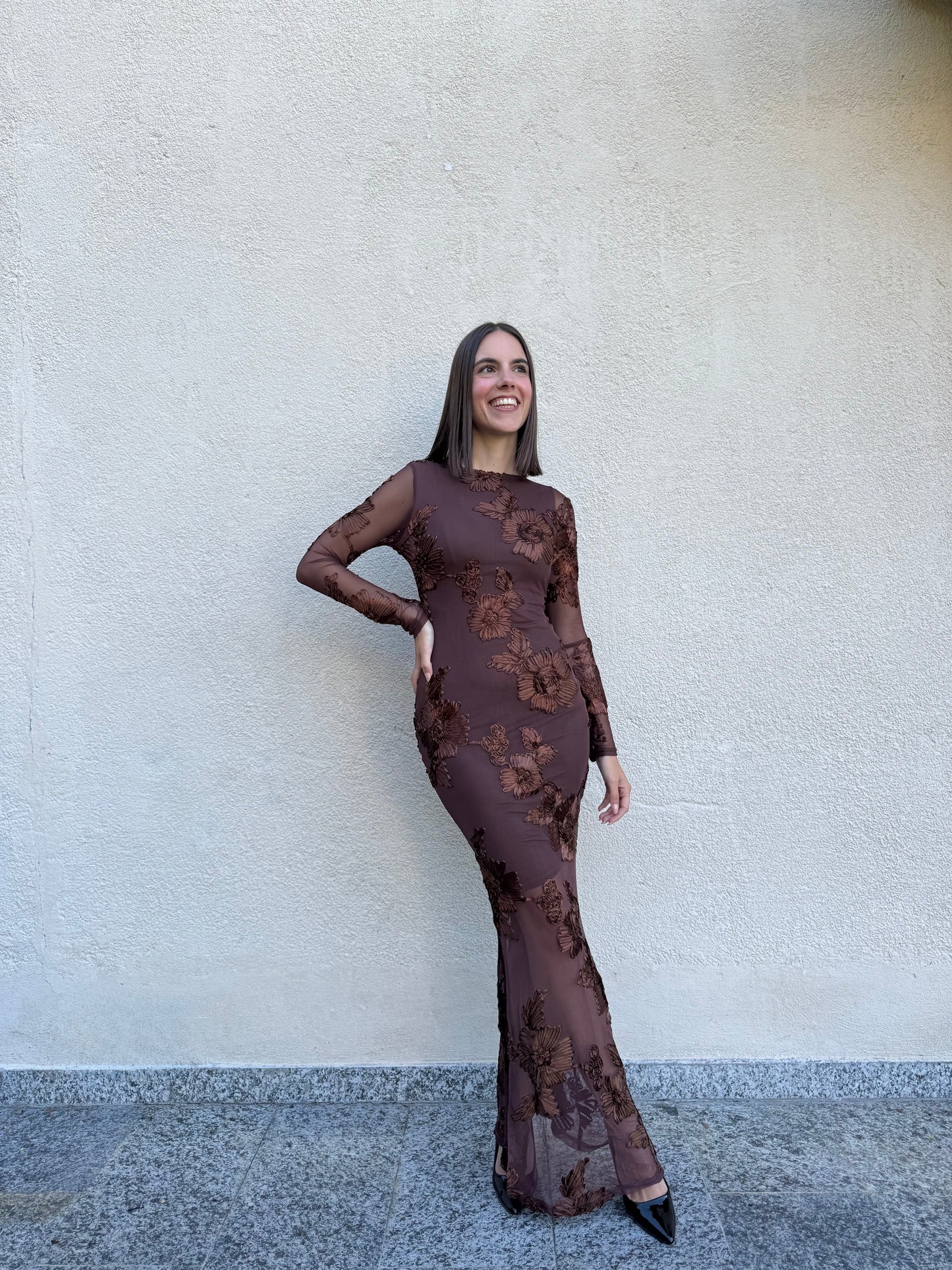 Abito tulle Romantica Cioccolato