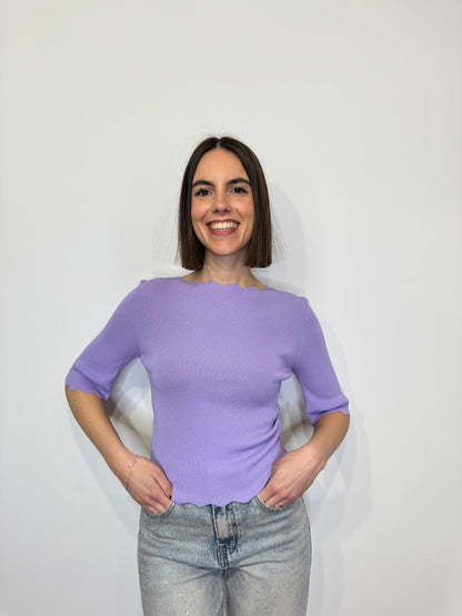 Maglia ZigZag Primavera/Estate "Glicine"
