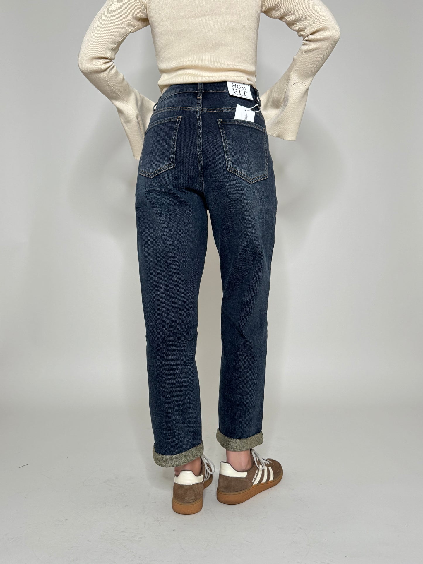 Jeans mon fit blu scuro