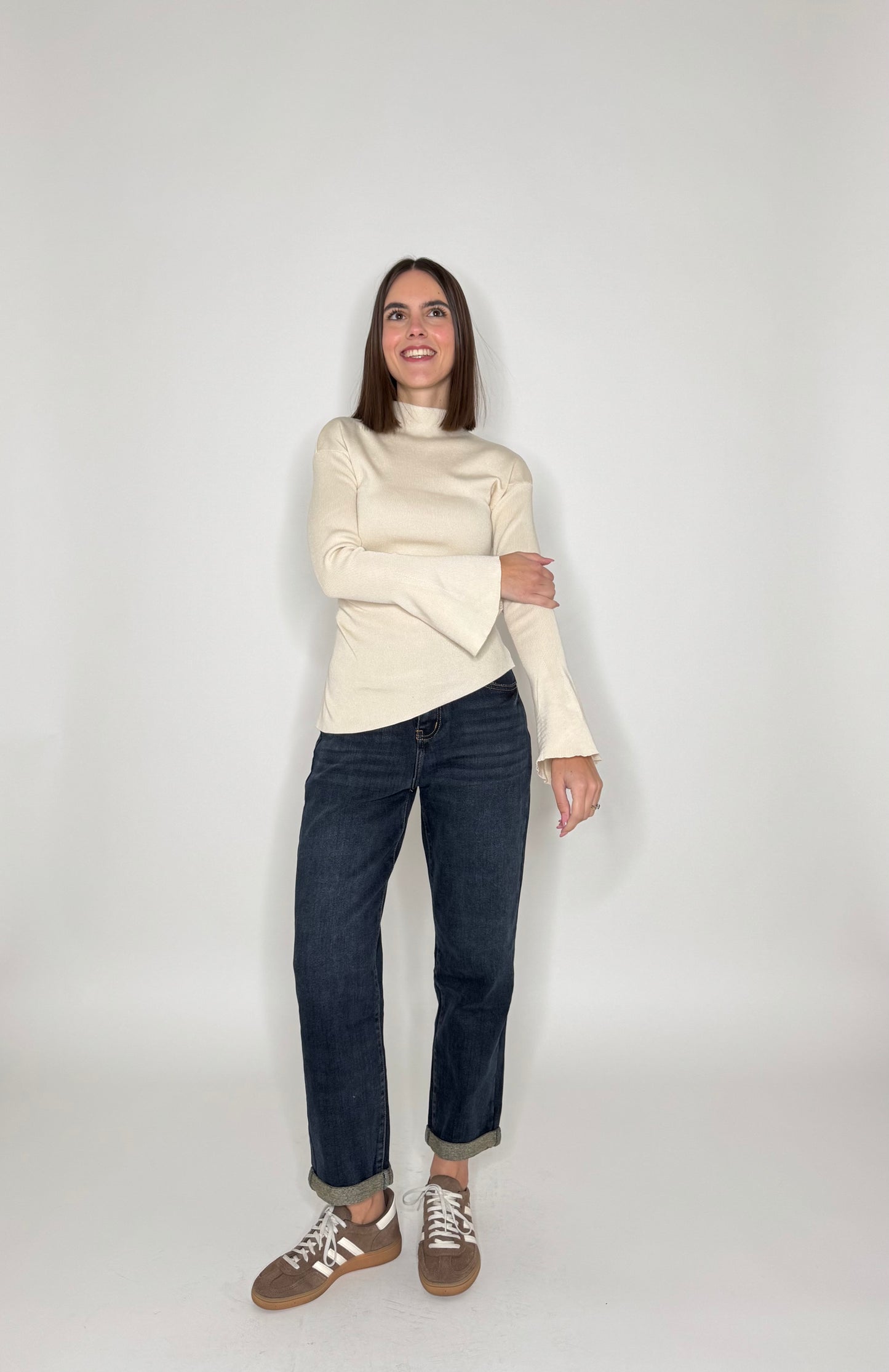 Jeans mon fit blu scuro