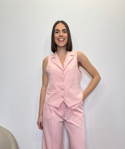 Gilet "Rebecca" Baby Pink
