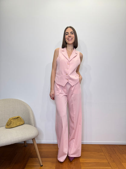 Gilet "Rebecca" Baby Pink