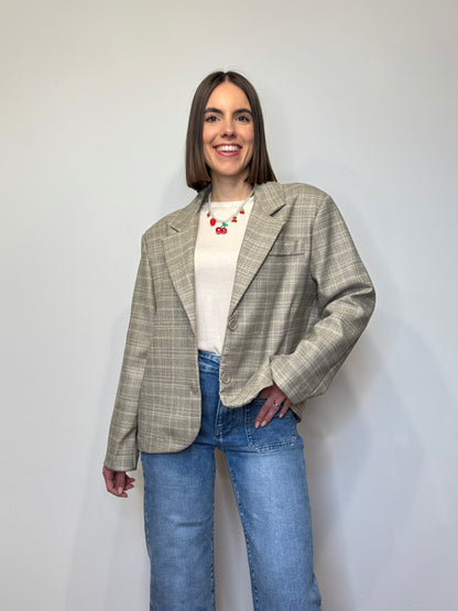 Blazer corto "Milano" toni Beige