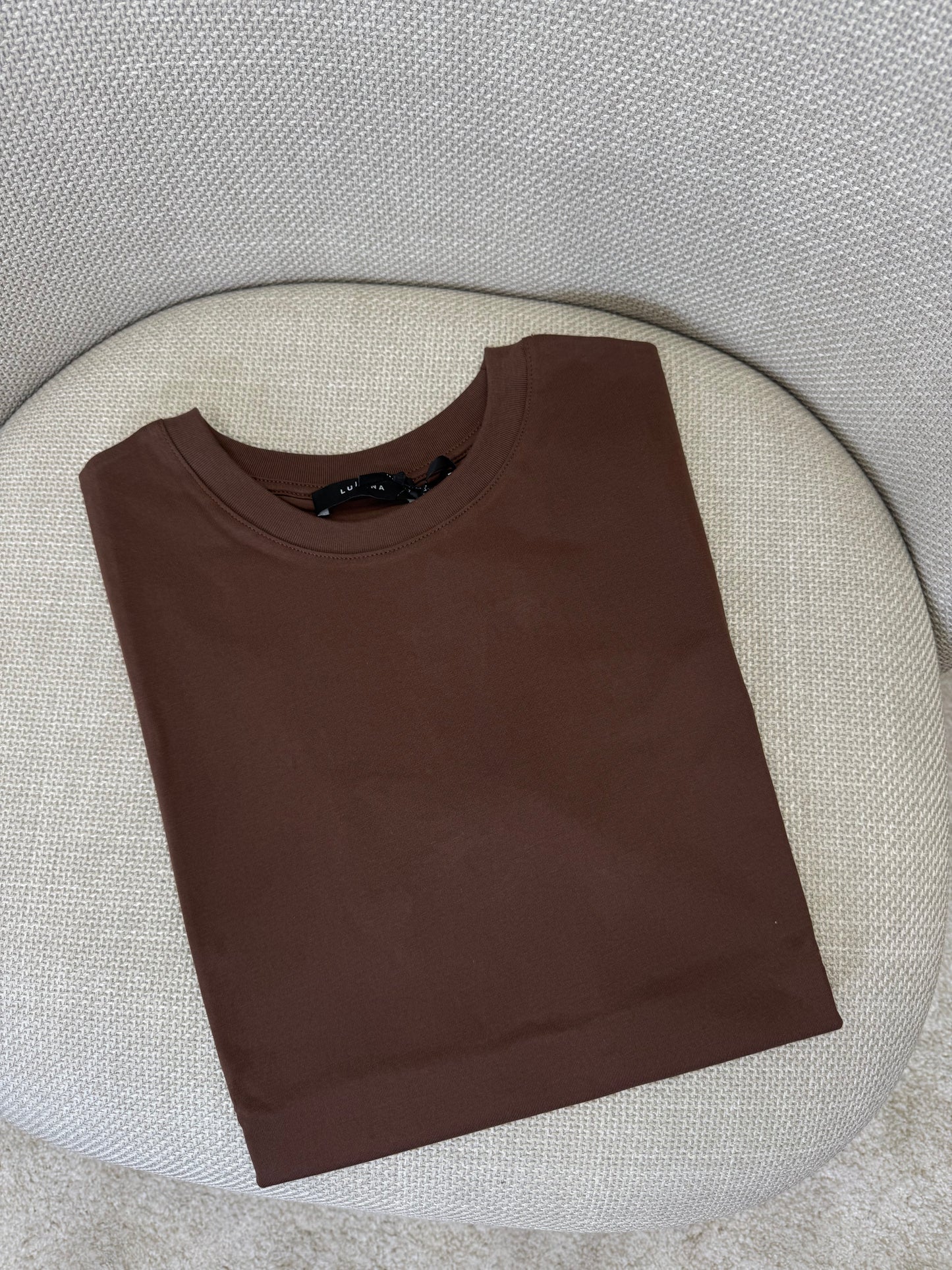 T-shirt Basic Cotton Cioccolato