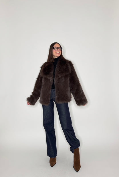 Pelliccia Puffy moro