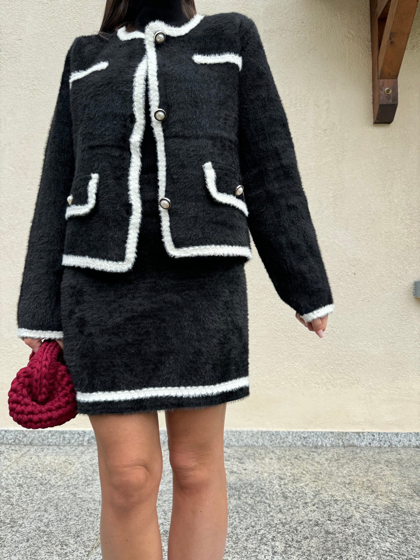 Completo Chanel in calda viscosa