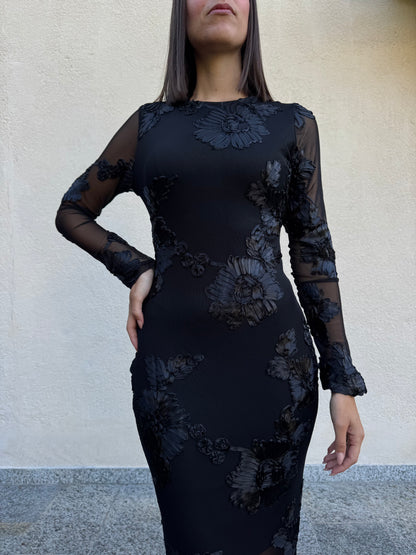 Abito tulle Romantica Nero