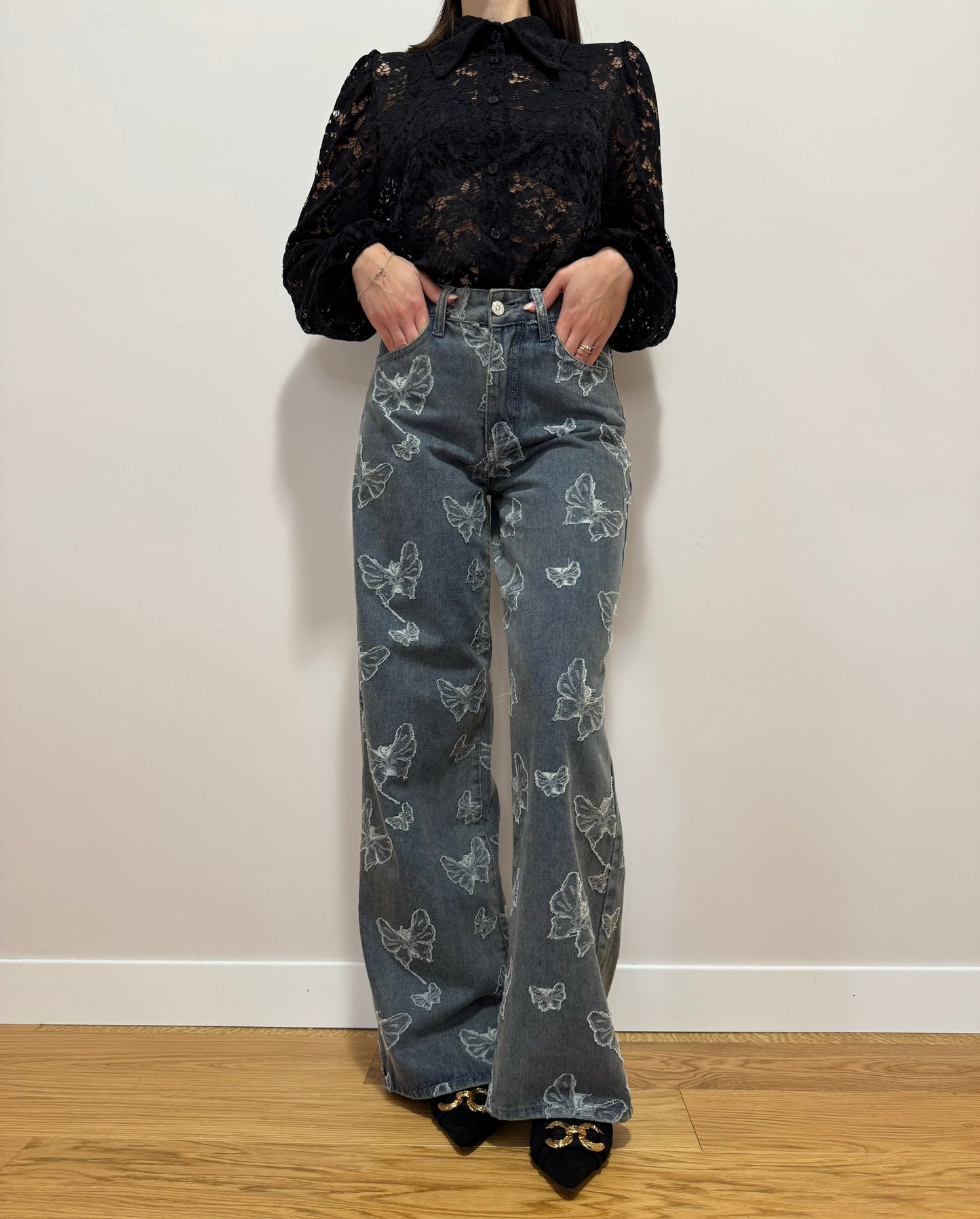 Jeans "Butterfly" Wide Leg