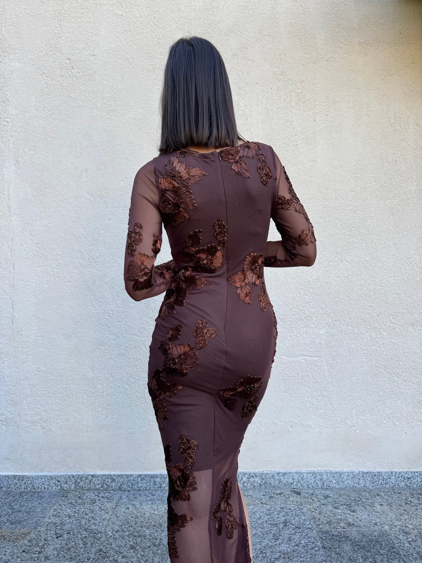 Abito tulle Romantica Cioccolato