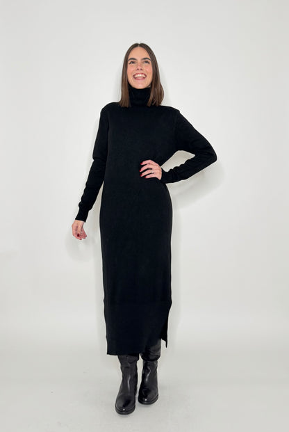 Maxi Abito in maglia in calda viscosa