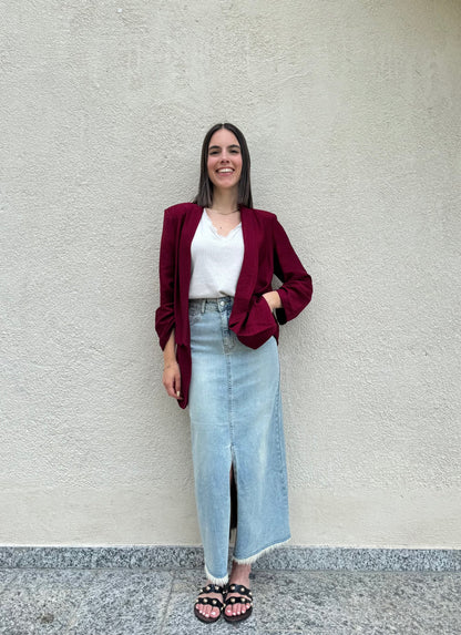 Blazer "Mirta" Bordeaux