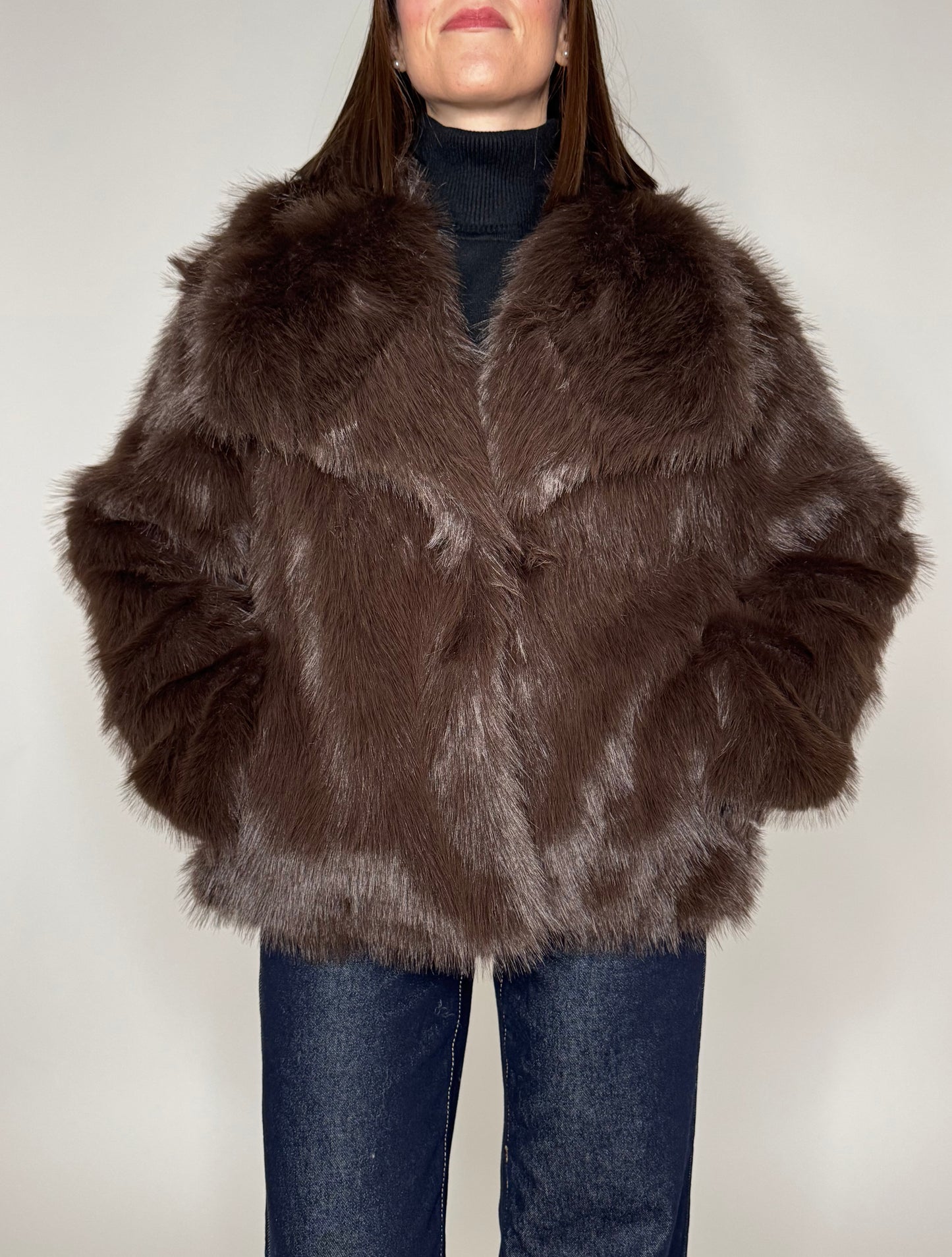 Pelliccia Puffy moro