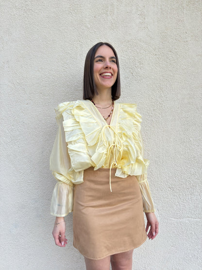 Camicia "Fru Fru" Giallo