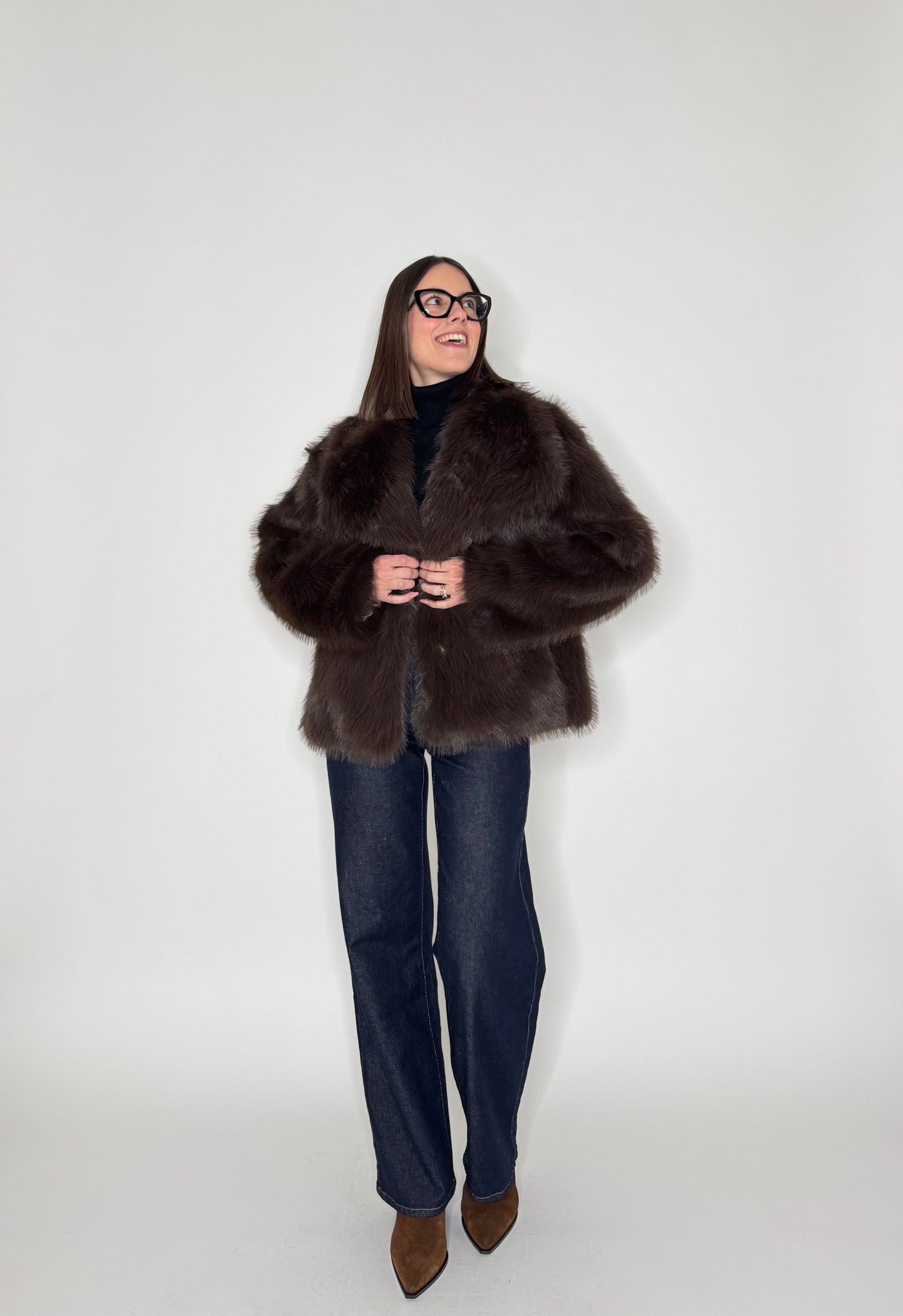 Pelliccia Puffy moro