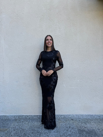 Abito tulle Romantica Nero