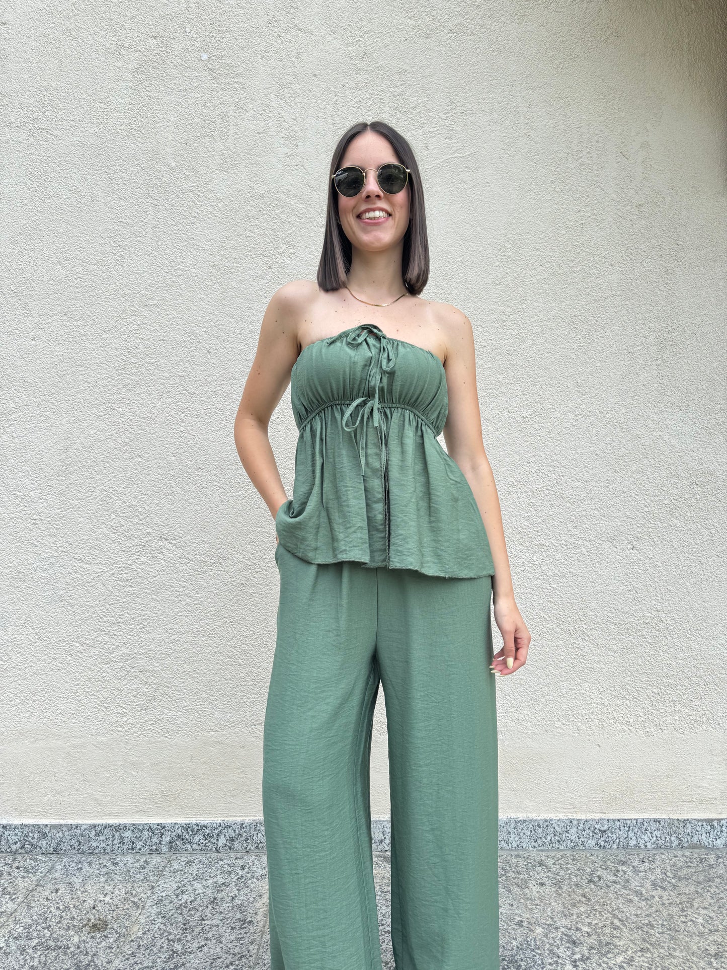 Completo "Dalia" Verde Bosco