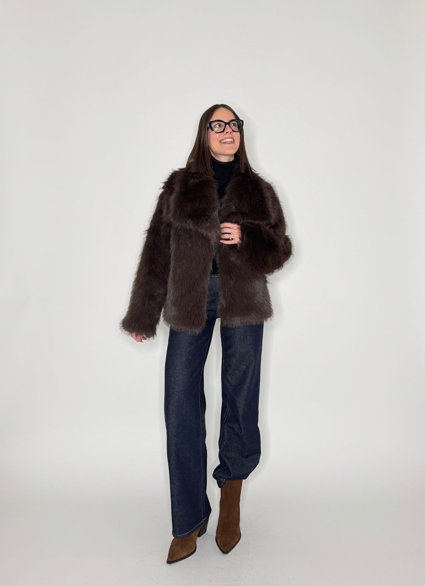 Pelliccia Puffy moro