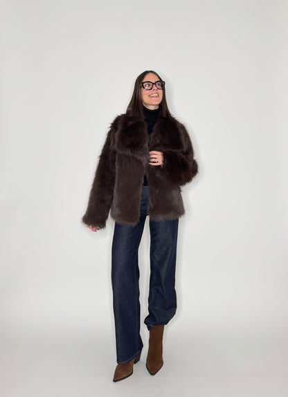 Pelliccia Puffy moro