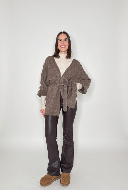 Cardigan in maglia Coffe