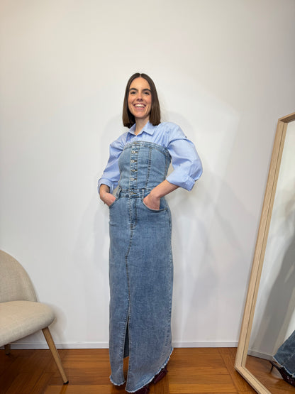 Abito total denim