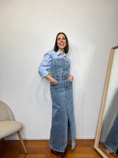 Abito total denim