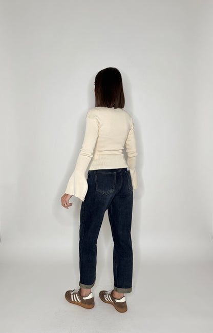 Jeans mon fit blu scuro