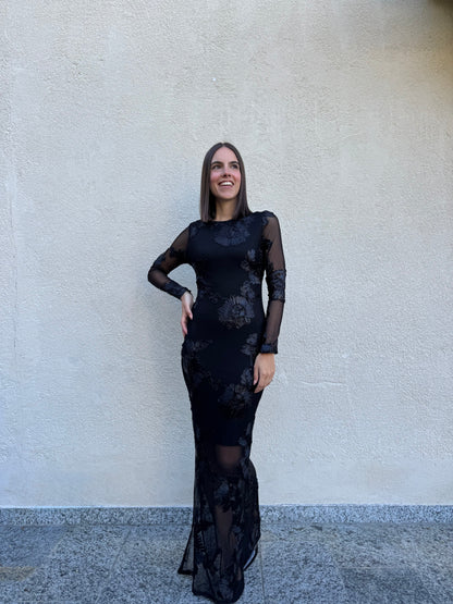 Abito tulle Romantica Nero