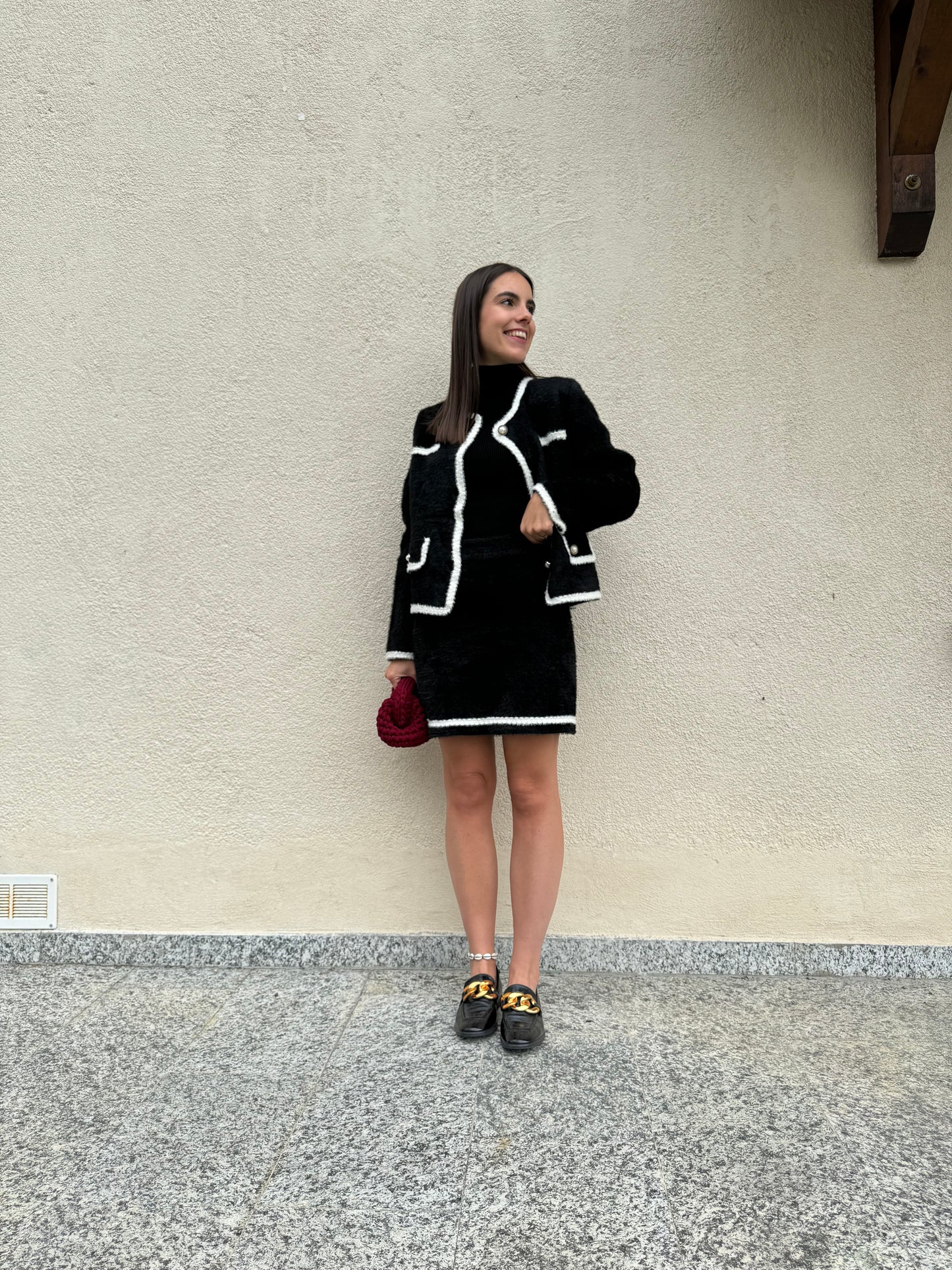 Completo Chanel in calda viscosa