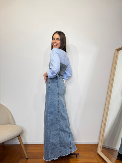 Abito total denim