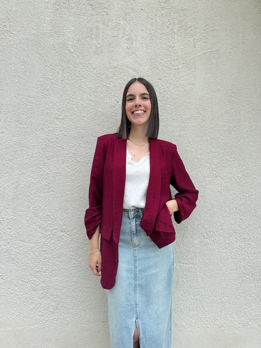 Blazer "Mirta" Bordeaux