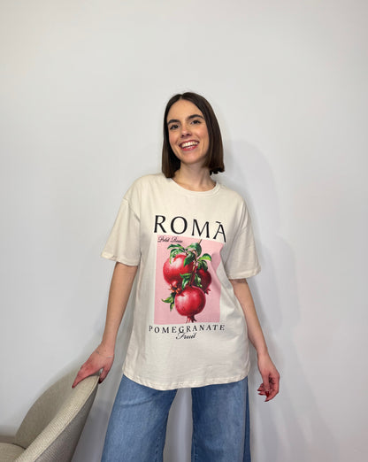 T-shirt Fruit Beige