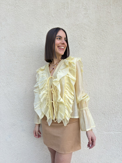 Camicia "Fru Fru" Giallo