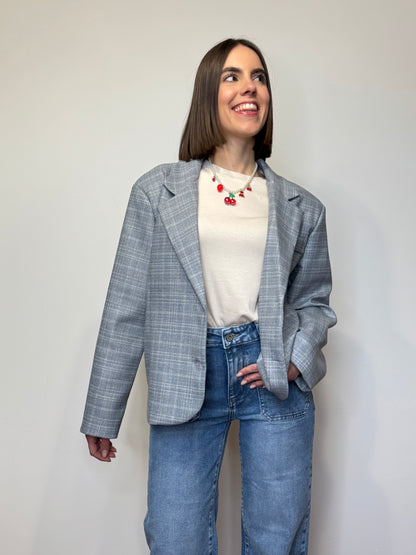 Blazer corto "Milano" toni Carta da Zucchero