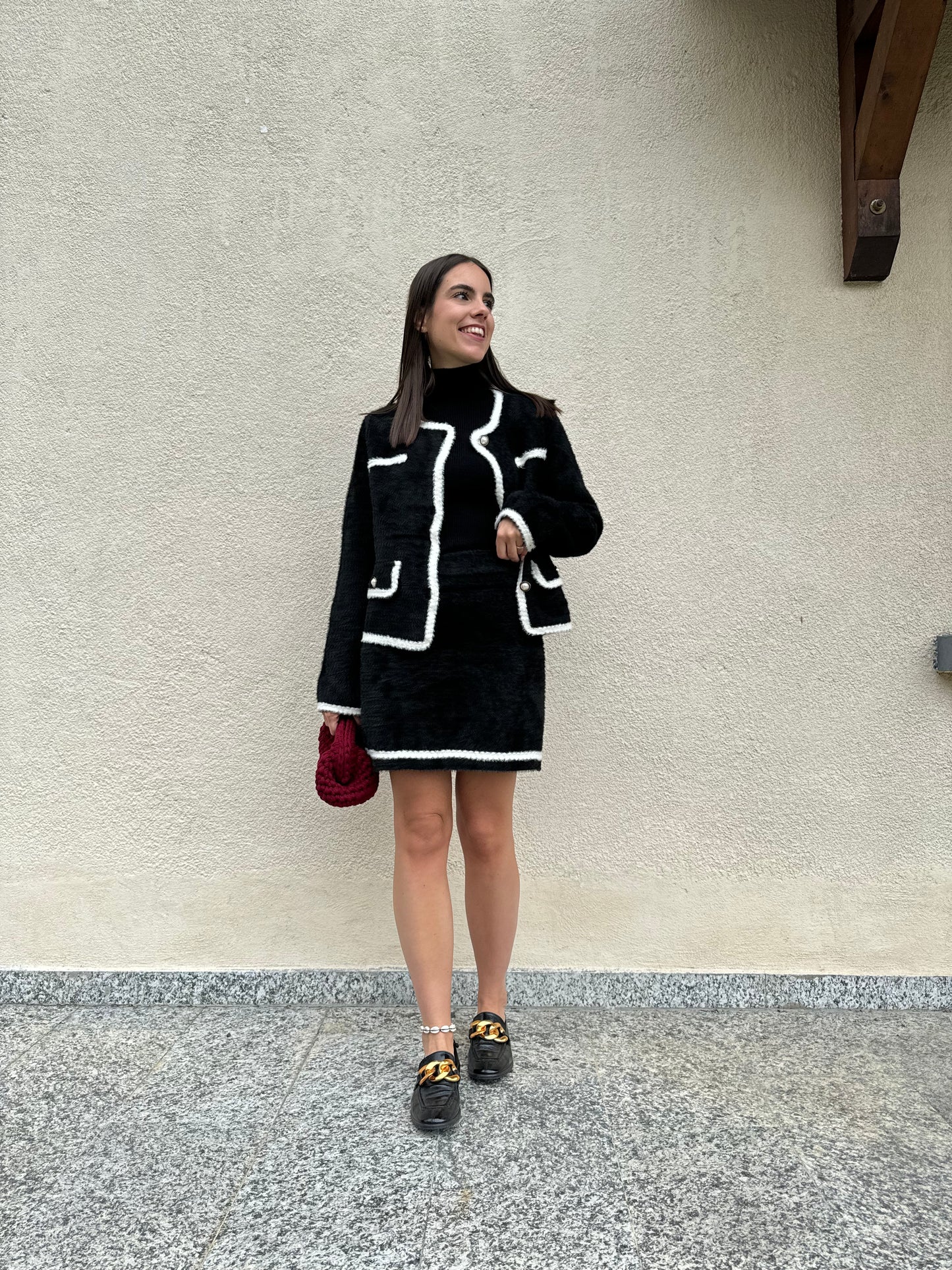 Completo Chanel in calda viscosa