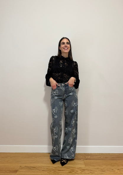 Jeans "Butterfly" Wide Leg