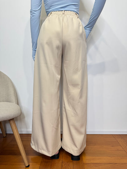 Pantalone "Flora" Beige