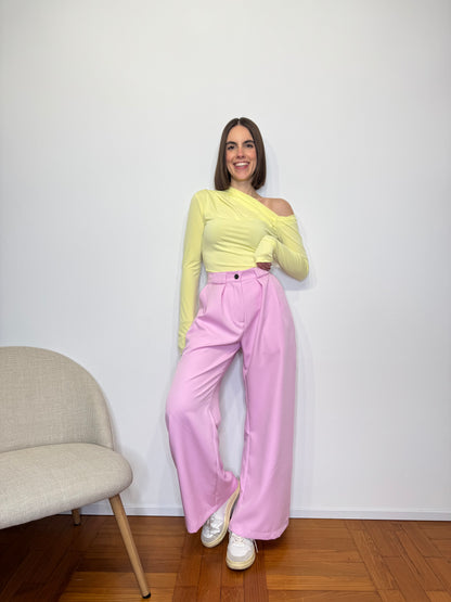 Pantalone "Flora" Rosa