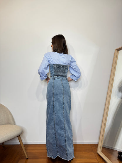 Abito total denim