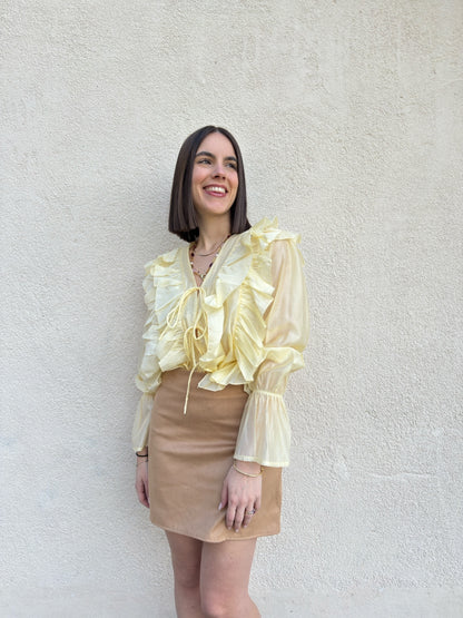Camicia "Fru Fru" Giallo