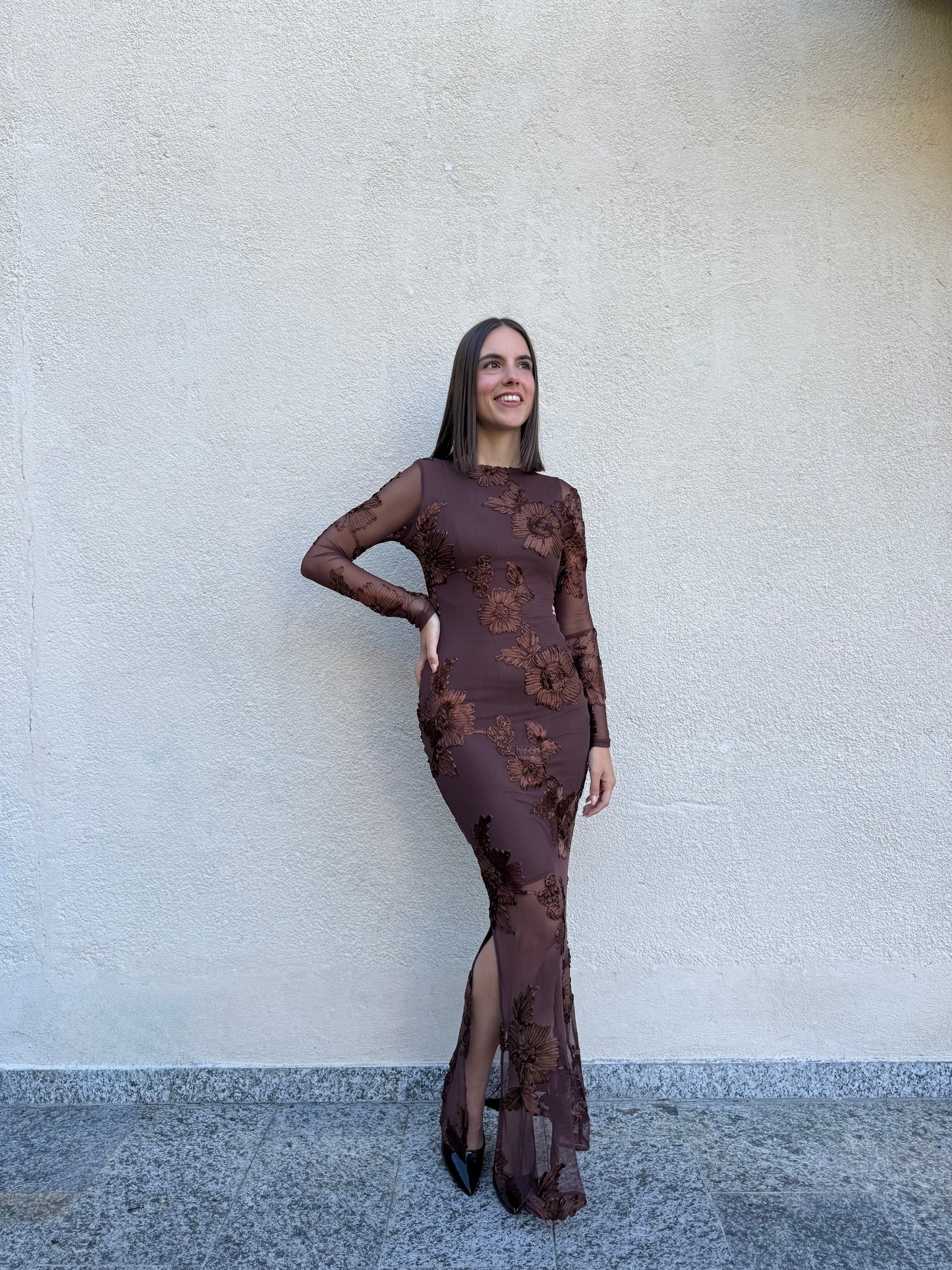 Abito tulle Romantica Cioccolato