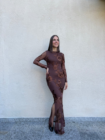Abito tulle Romantica Cioccolato
