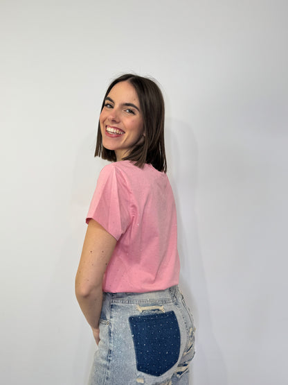 T-shirt Virginia Strass