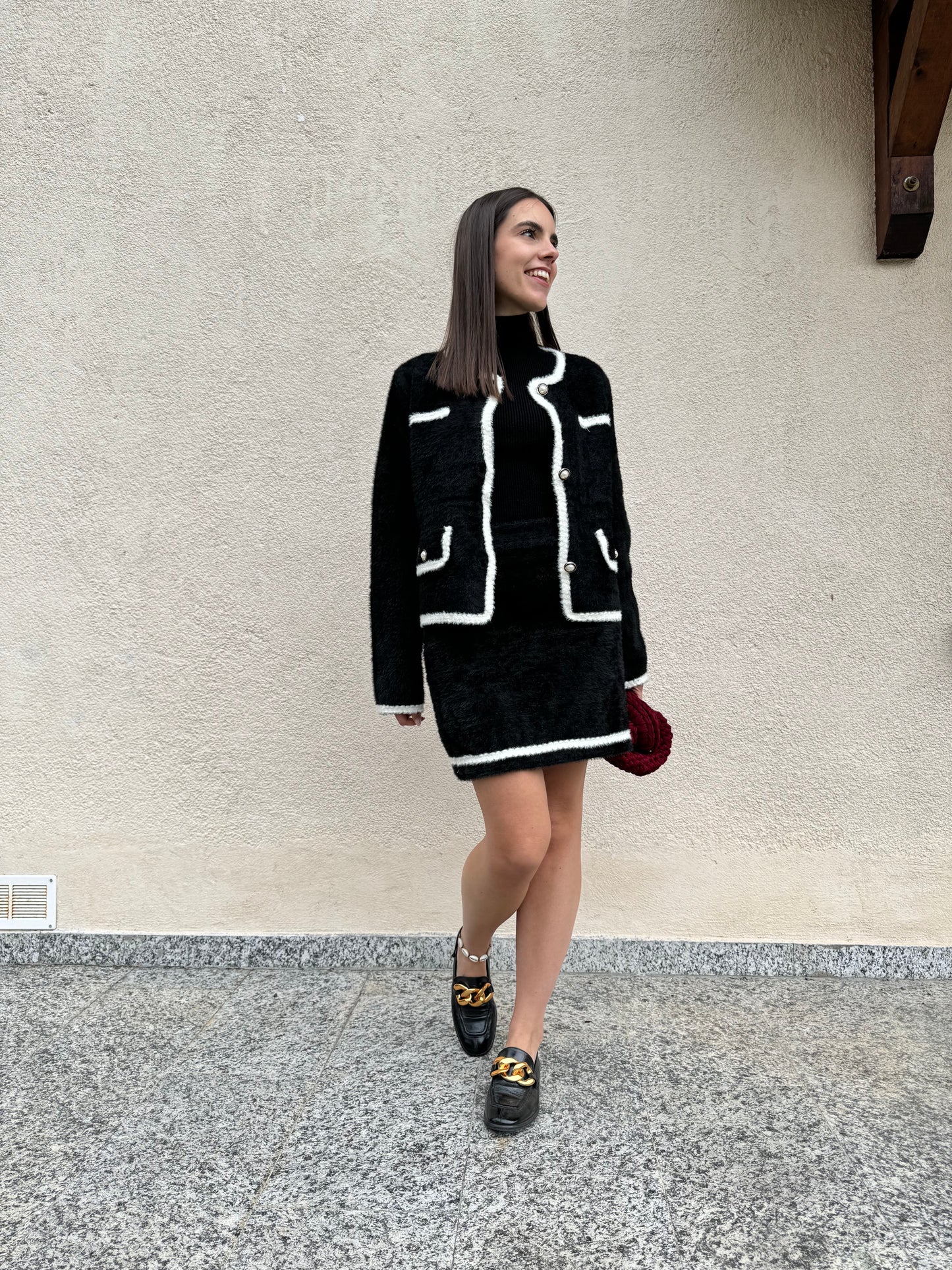 Completo Chanel in calda viscosa